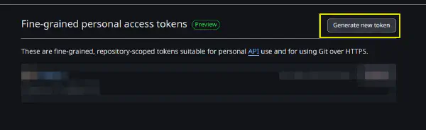 create token